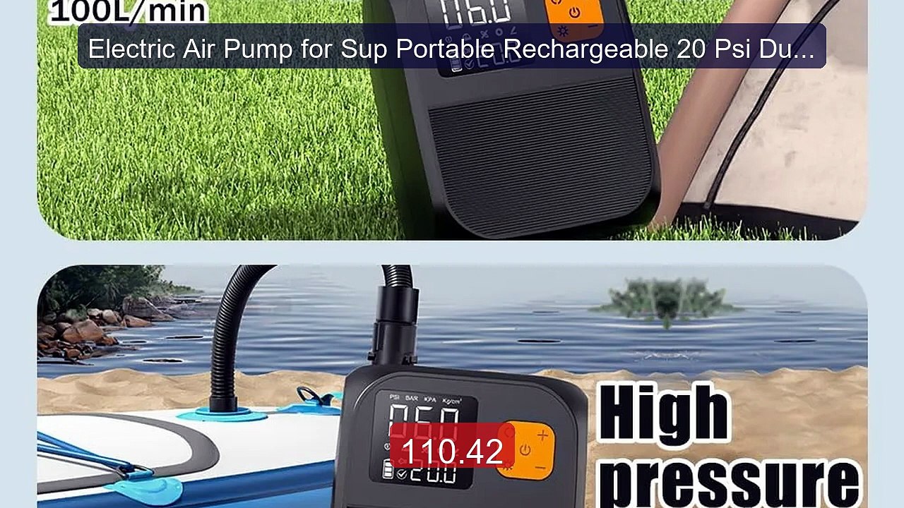 Electric Air Pump for Sup Portable Rechargeable...