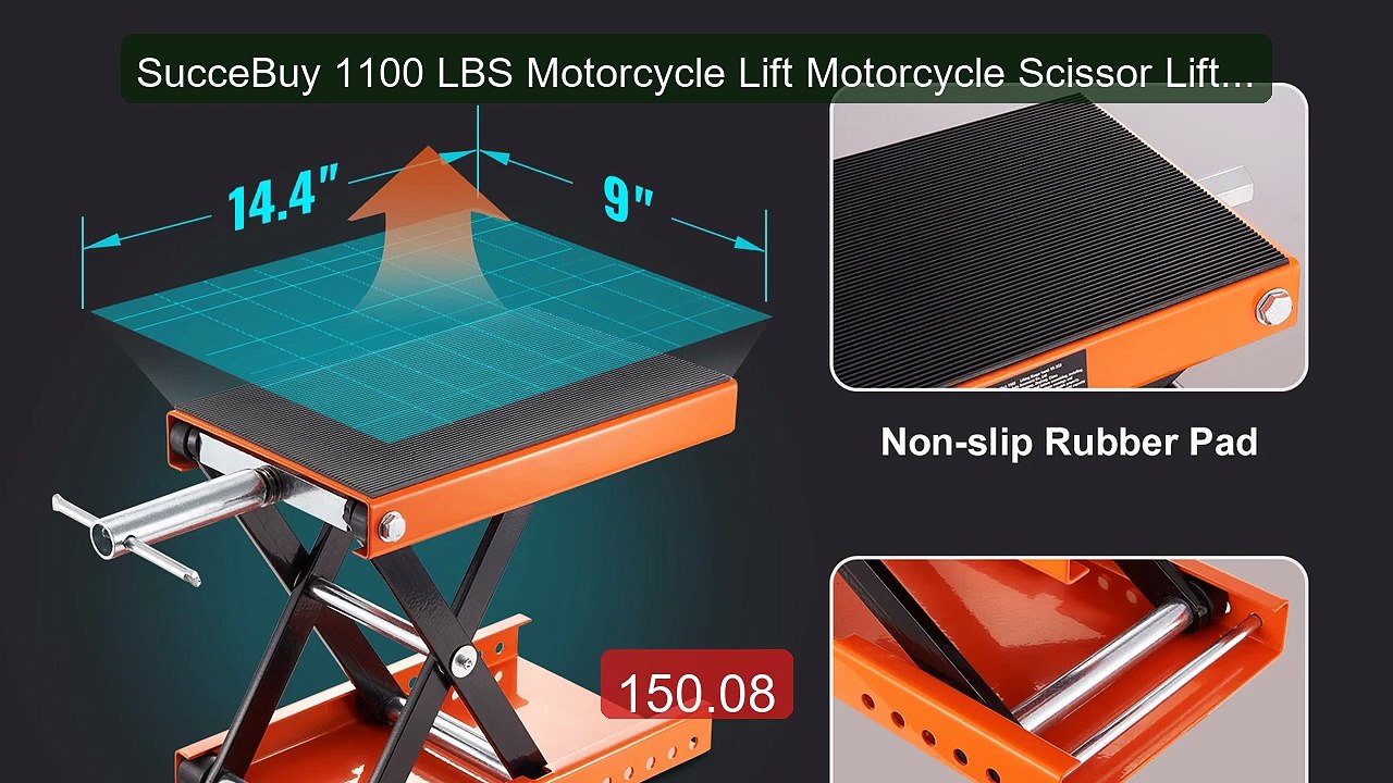 SucceBuy 1100 LBS Motorcycle Lift Motorcycle Scissor Lift J... -- Top Pick 2026 | Unbeatable Price!