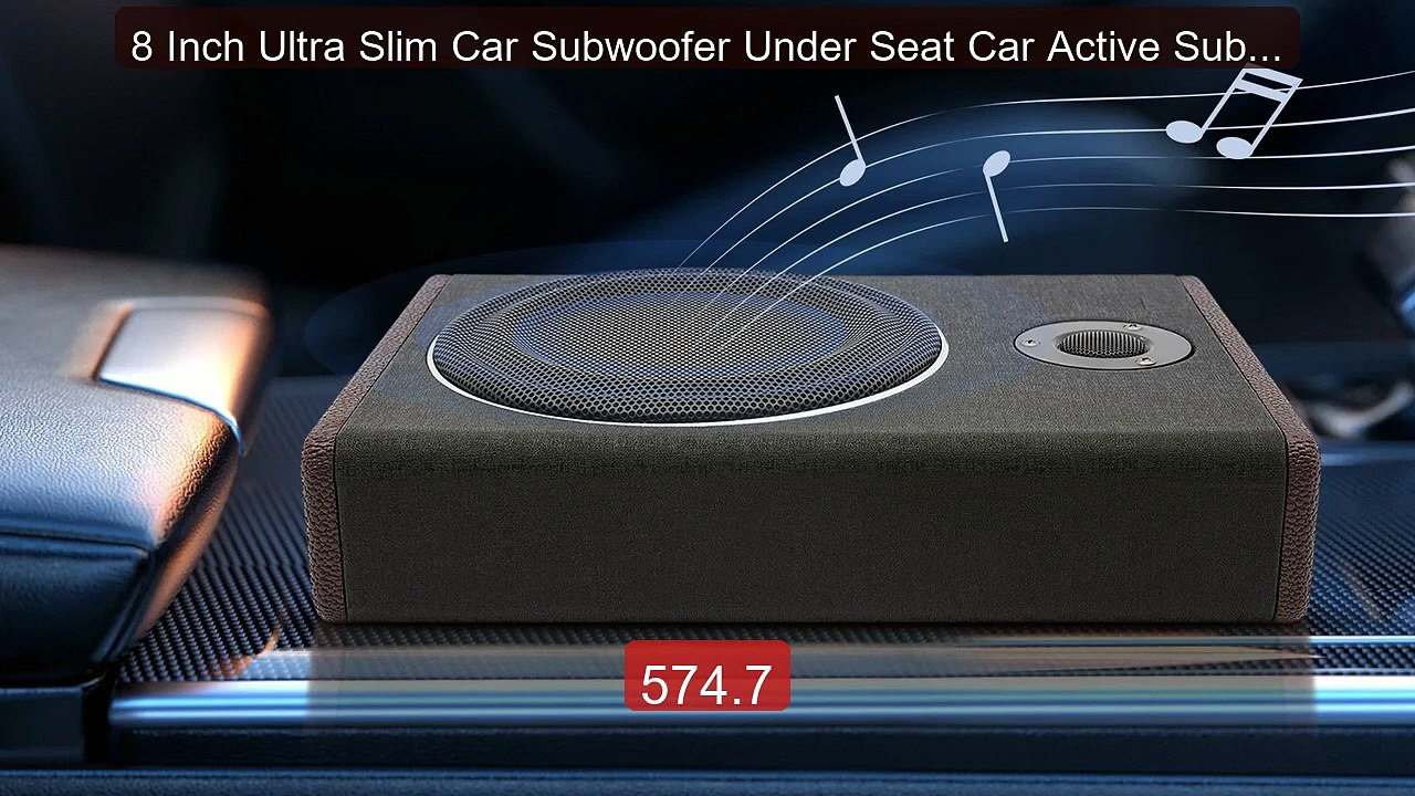 8 Inch Ultra Slim Car Subwoofer Under Seat Car Active Subwoofer Co... -- Best Deal 2026 | Shop Now!