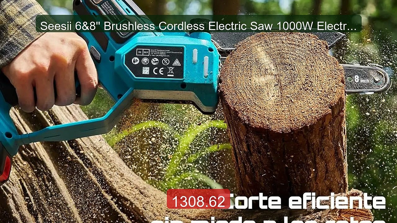 Seesii 6&8'' Brushless Cordless Electric Saw 1000W Electric C... -- Amazing Value 2026 | Must Have!