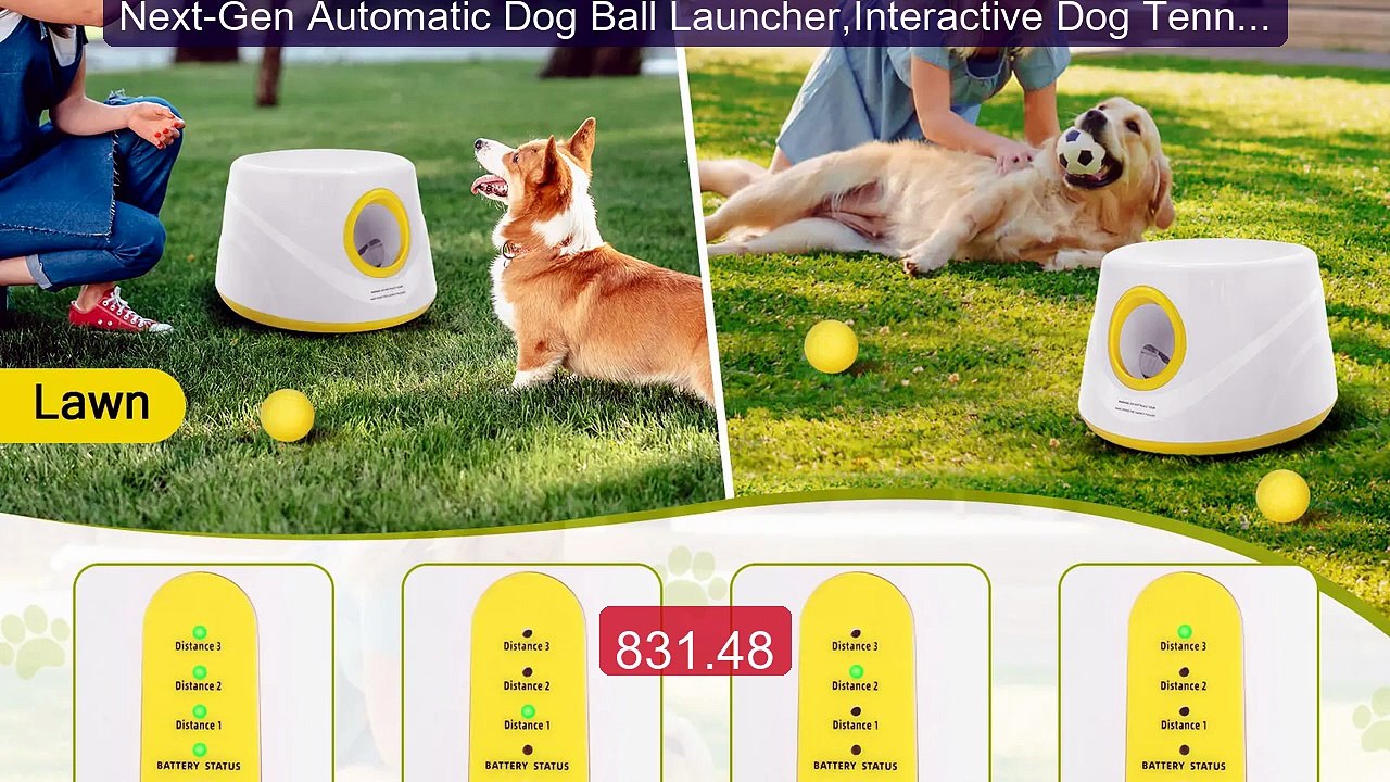 Next-Gen Automatic Dog Ball Launcher,Interactive Dog Tennis Ba... -- Hot Deal 2026 | Limited Offer!