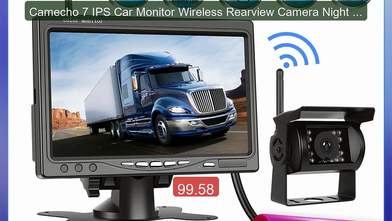 Camecho 7 IPS Car Monitor Wireless Rearview Camera Night Vision Bac... -- Top Rated 2026 | Buy Now!