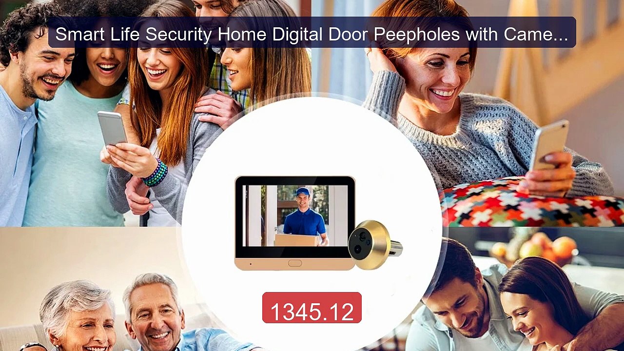 Smart Life Security Home Digital Door Peepholes with Camera 1... -- Amazing Value 2026 | Must Have!
