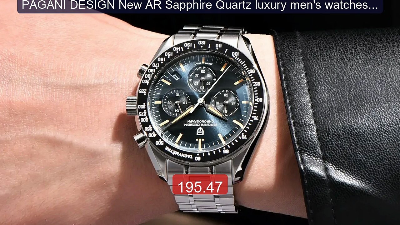 PAGANI DESIGN New AR Sapphire Quartz luxury men's watches 500 vito... -- Best Deal 2026 | Shop Now!