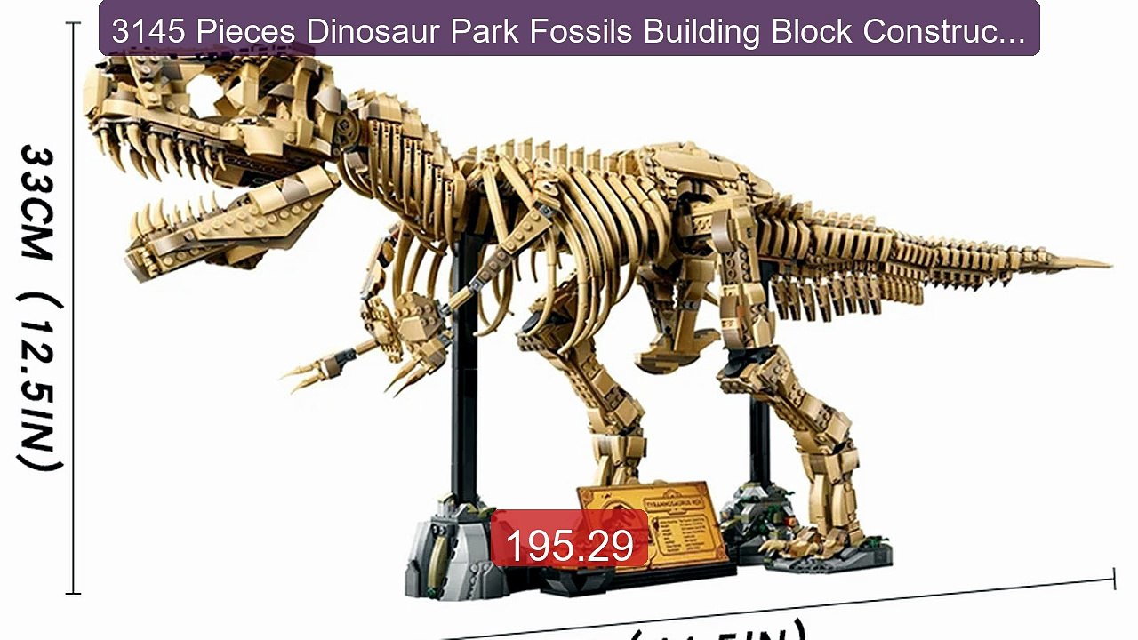3145 Pieces Dinosaur Park Fossils Building Block Constructi... -- Top Pick 2026 | Unbeatable Price!