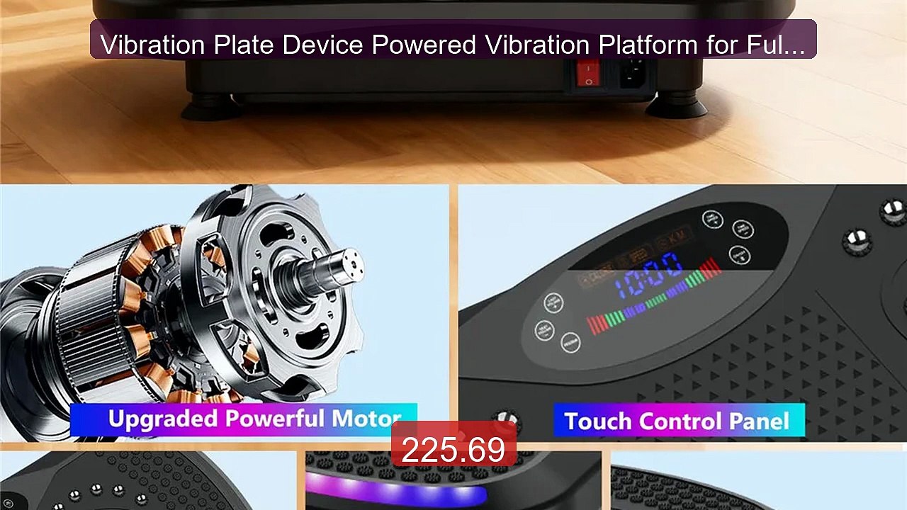 Vibration Plate Device Powered Vibration Platform for Full Bo... -- Amazing Value 2026 | Must Have!