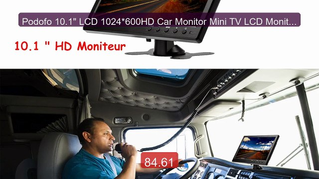 Podofo 10.1 LCD 1024*600HD Car Monitor Mini TV LCD Monitor Di... Best Buy 2026 | Great Quality!
