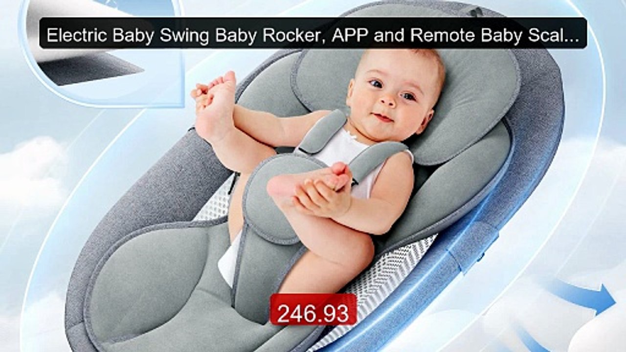 Electric Baby Swing Baby Rocker, APP and Remote Baby Scale Fr... -- Amazing Value 2026 | Must Have!