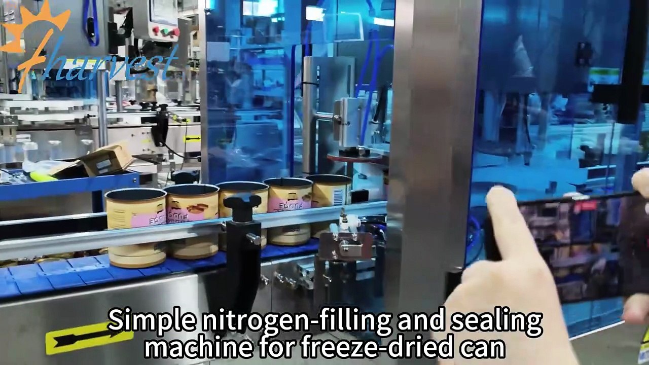 Is there a Chinese factory produce a simple nitrogen flushing and sealing for biscuit canisters？