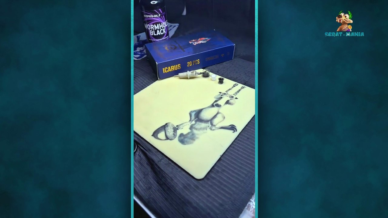 SCRAT - THE SCRATISTS - TATTOO ON MOUSE PAD - ESP