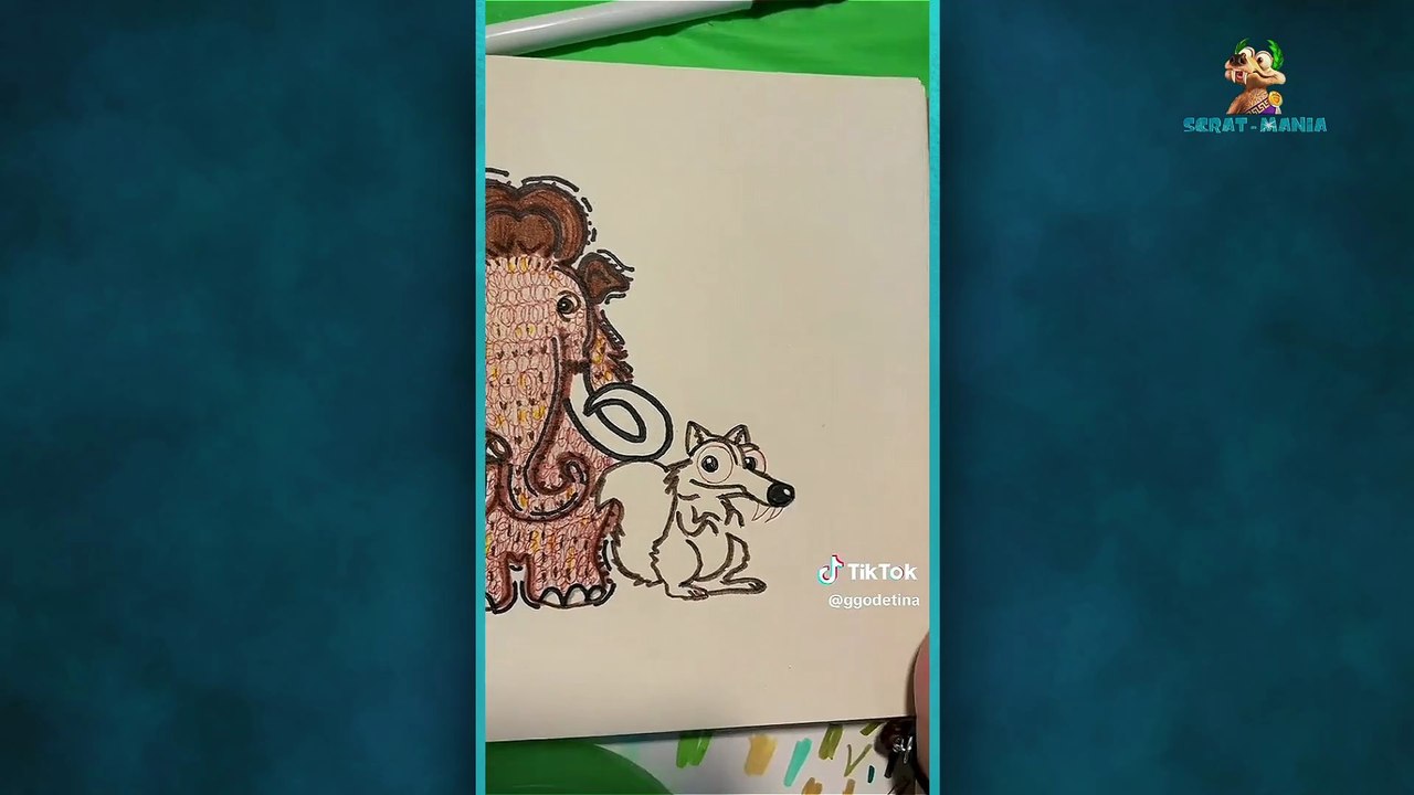 SCRAT - SURPRISE - DRAWING - TIME LAPSE