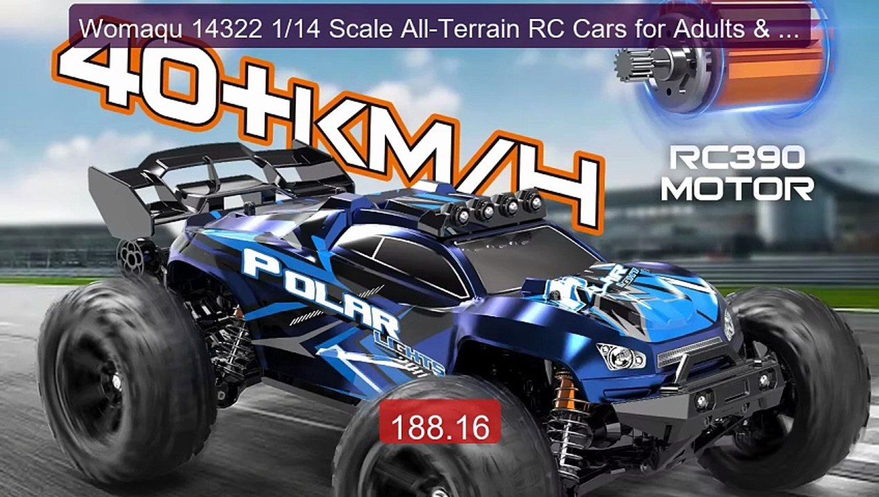 Womaqu 14322 1/14 Scale All-Terrain RC Cars for Adults & Bo... -- Top Pick 2026 | Unbeatable Price!