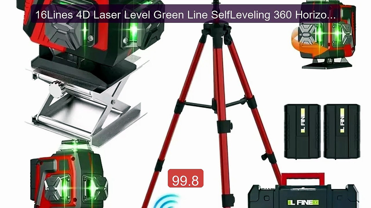 16Lines 4D Laser Level Green Line SelfLeveling 360 Horizontal ... -- Hot Deal 2026 | Limited Offer!