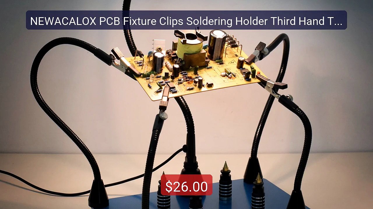 NEWACALOX PCB Fixture Clips Soldering Holder Third Hand Tool M... -- Best Buy 2026 | Great Quality!