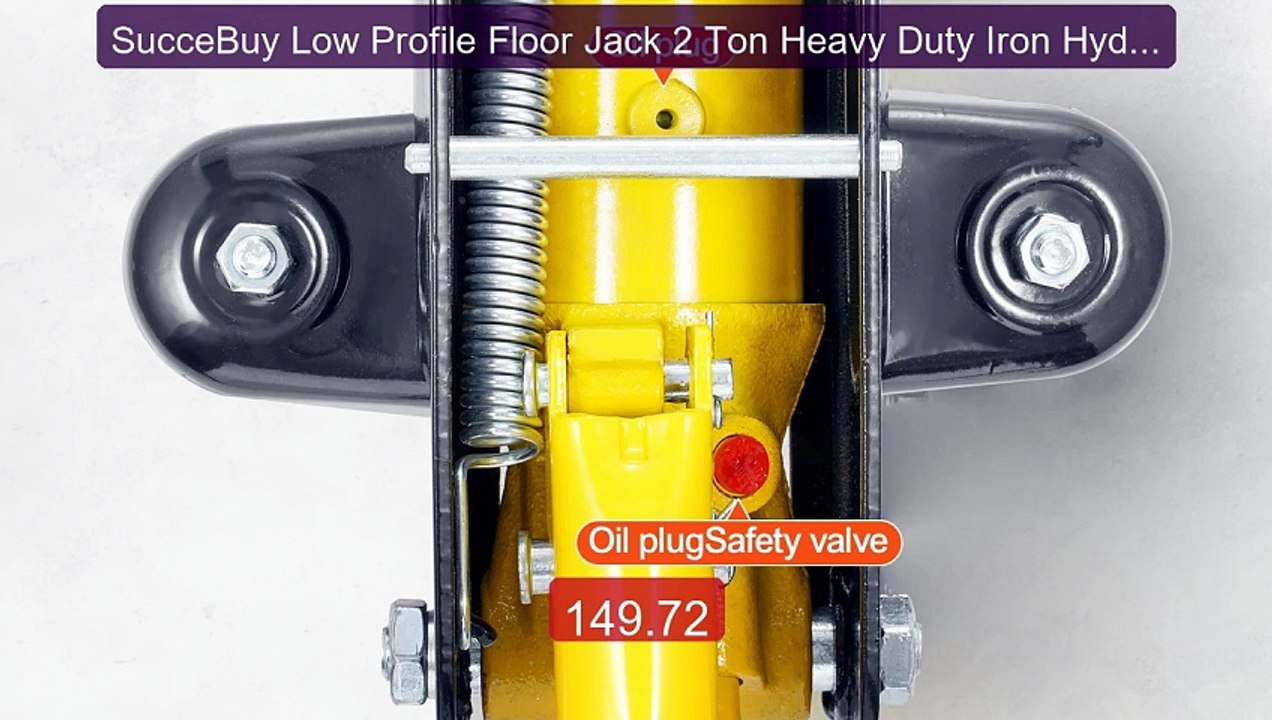 SucceBuy Low Profile Floor Jack 2 Ton Heavy Duty Iron Hydrauli... -- Best Buy 2026 | Great Quality!