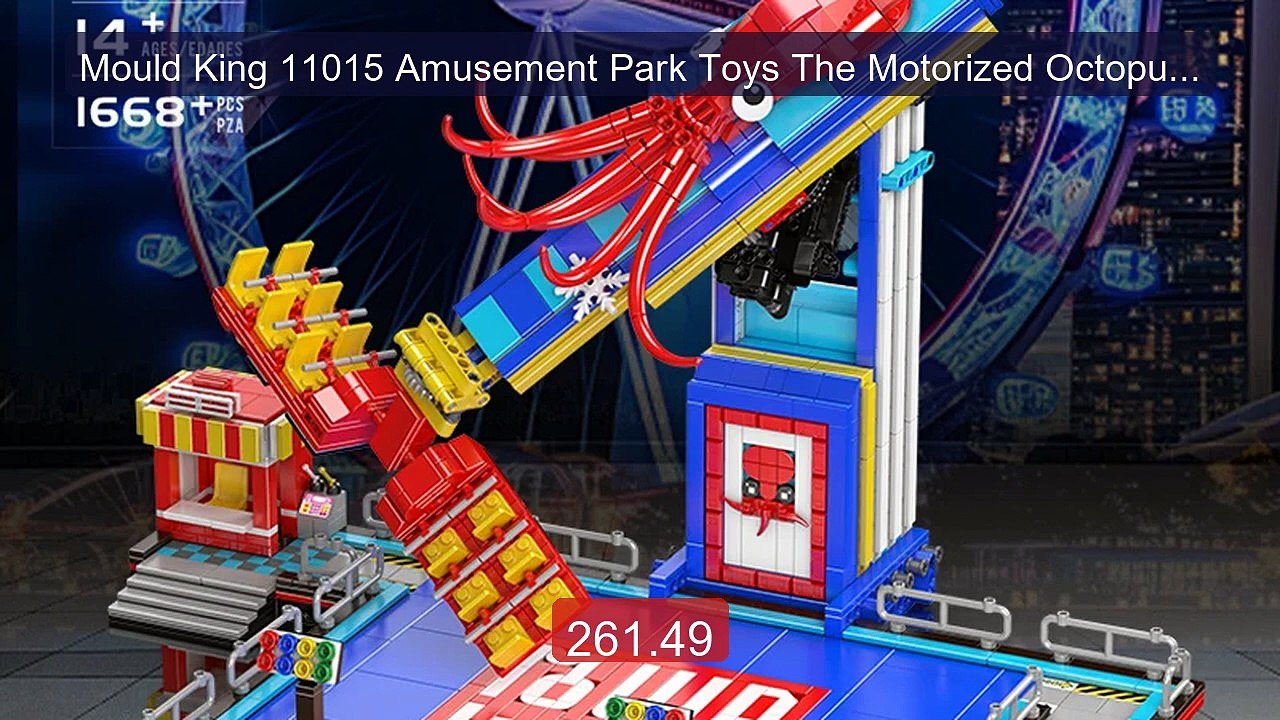 Mould King 11015 Amusement Park Toys The Motorized Octopus Spi... -- Hot Deal 2026 | Limited Offer!