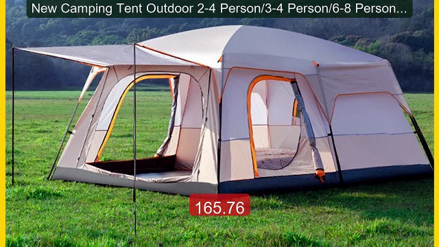 New Camping Tent Outdoor 2-4 Person/3-4 Person/6-8 Person Fami... Best Buy 2026 | Great Quality!