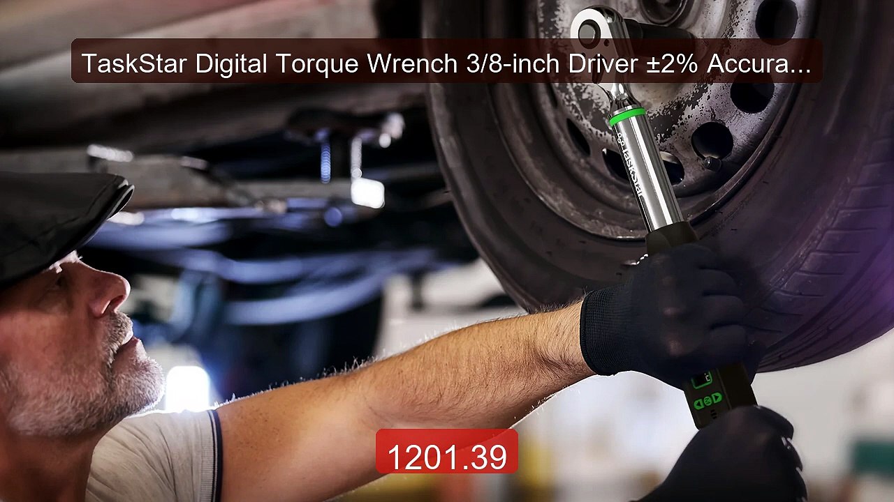TaskStar Digital Torque Wrench 3/8-inch Driver ±2% Accuracy 0-... -- Best Buy 2026 | Great Quality!