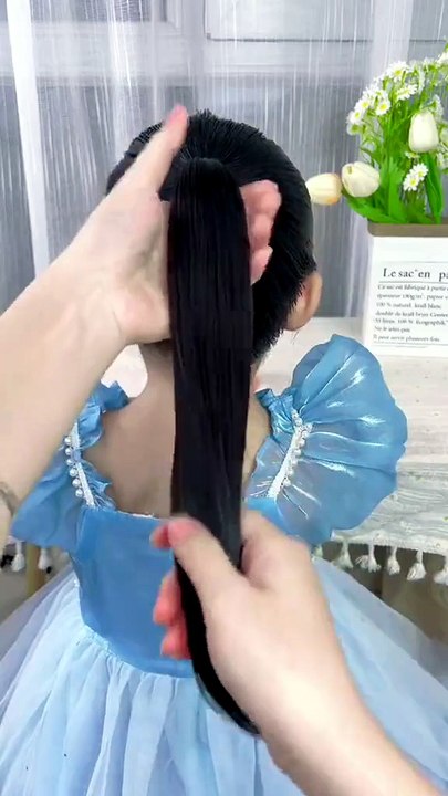 Stunning 1-Minute Princess Hair Hack ✨ | Tuto Coiffure Mignonne et Facile