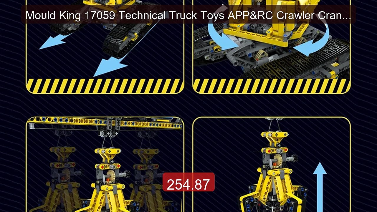 Mould King 17059 Technical Truck Toys APP&RC Crawler Crane Model Co... -- Top Rated 2026 | Buy Now!
