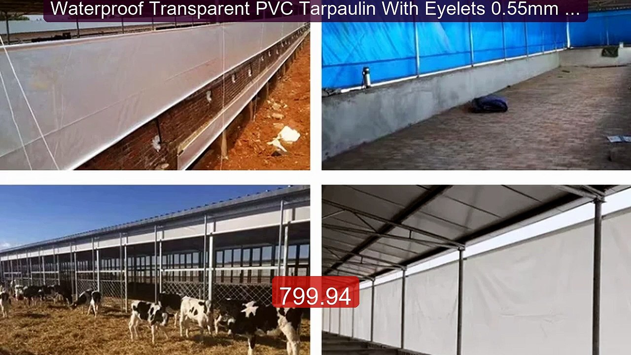 Waterproof Transparent PVC Tarpaulin With Eyelets 0.55mm We... -- Top Pick 2026 | Unbeatable Price!
