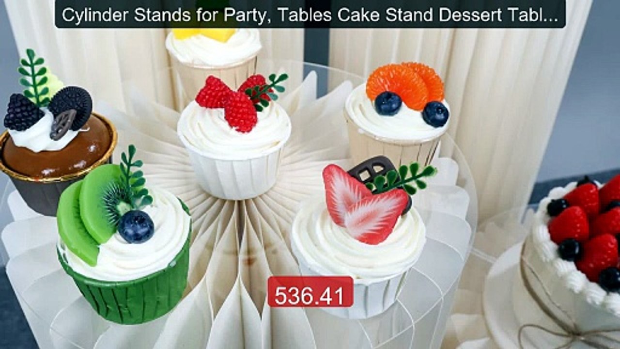 Cylinder Stands for Party, Tables Cake Stand Dessert Table ... -- Top Pick 2026 | Unbeatable Price!