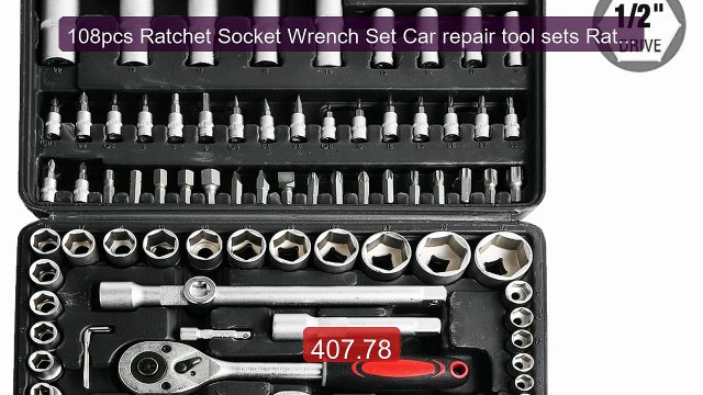 108pcs Ratchet Socket Wrench Set Car repair tool sets Ratchet ... Hot Deal 2026 | Limited Offer!
