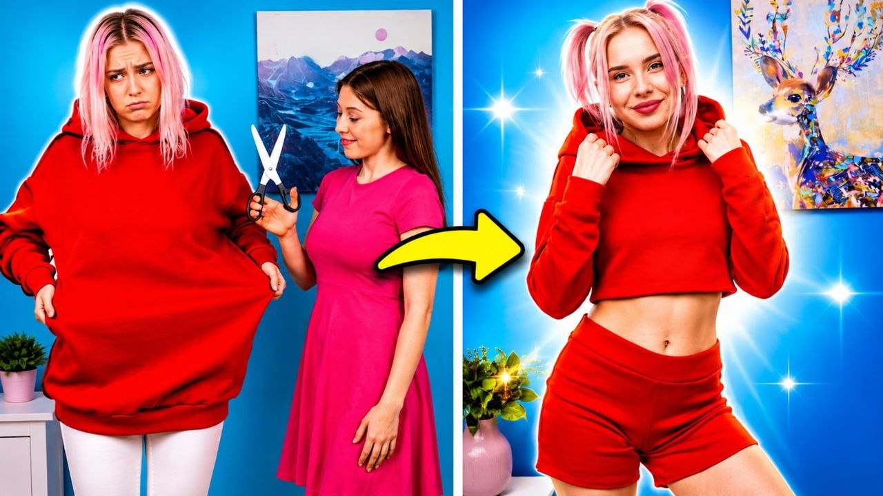 Transform Ordinary Clothes into Trendy Outfits with Simple Sewing Tricks