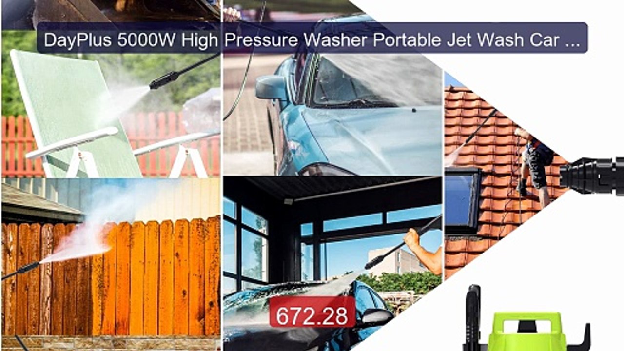 DayPlus 5000W High Pressure Washer Portable Jet Wash Car Pa... -- Top Pick 2026 | Unbeatable Price!