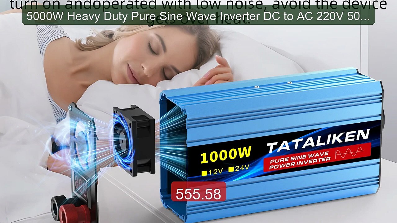 5000W Heavy Duty Pure Sine Wave Inverter DC to AC 220V 50Hz, ... -- Amazing Value 2026 | Must Have!
