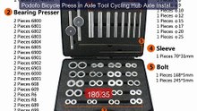 Podofo Bicycle Press in Axle Tool Cycling Hub Axle Installa... -- Top Pick 2026 | Unbeatable Price!