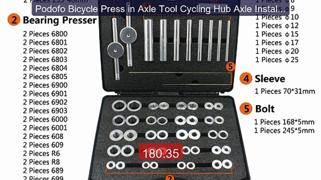 Podofo Bicycle Press in Axle Tool Cycling Hub Axle Installa... -- Top Pick 2026 | Unbeatable Price!
