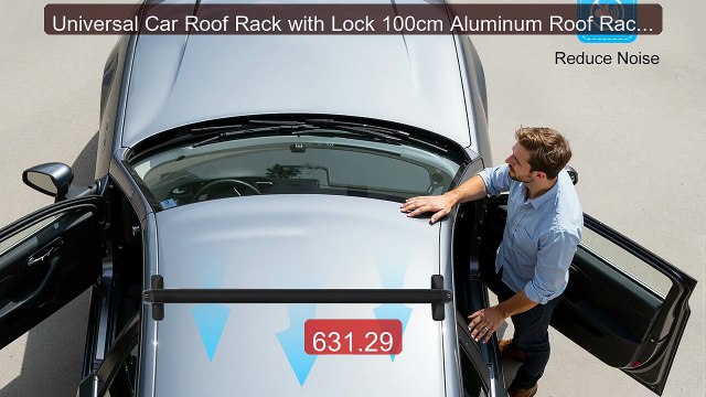 Universal Car Roof Rack with Lock 100cm Aluminum Roof Rack ... Top Pick 2026 | Unbeatable Price!