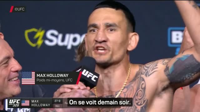 UFC 329 - La dernière joute verbale entre Holloway et McGregor avant le combat