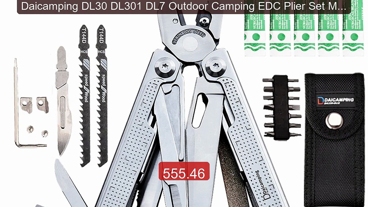 Daicamping DL30 DL301 DL7 Outdoor Camping EDC Plier Set Mul... -- Top Pick 2026 | Unbeatable Price!