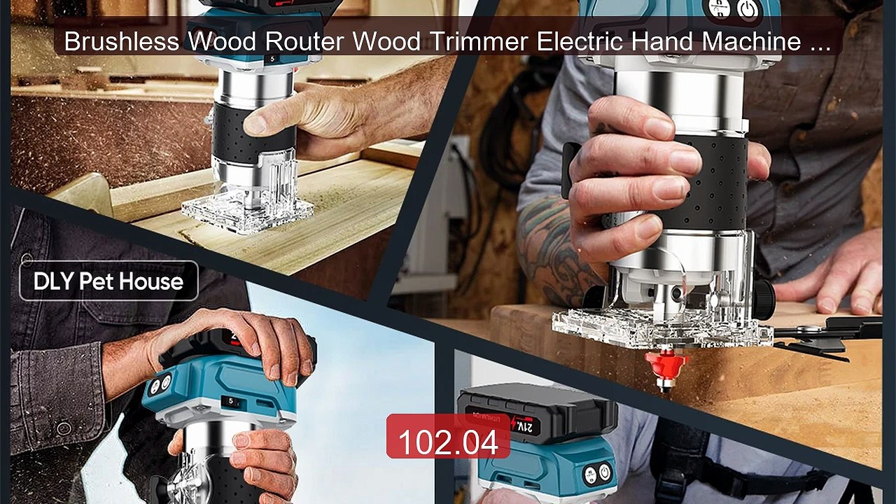 Brushless Wood Router Wood Trimmer Electric Hand Machine Trimmer c... -- Best Deal 2026 | Shop Now!