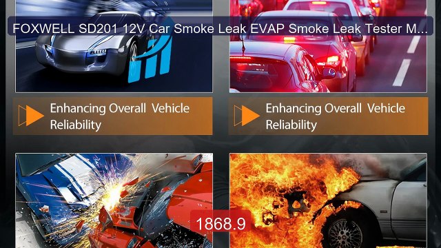 FOXWELL SD201 12V Car Smoke Leak EVAP Smoke Leak Tester Machin... Hot Deal 2026 | Limited Offer!