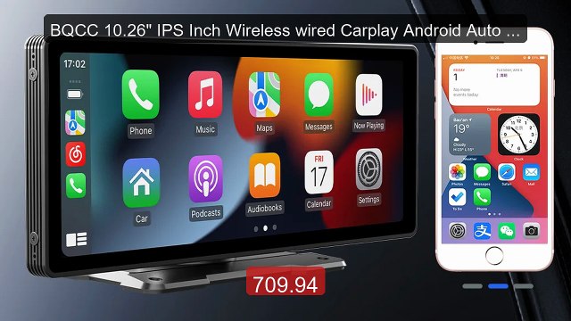 BQCC 10.26 IPS Inch Wireless wired Carplay Android Auto Car MP5 Pl... Top Rated 2026 | Buy Now!