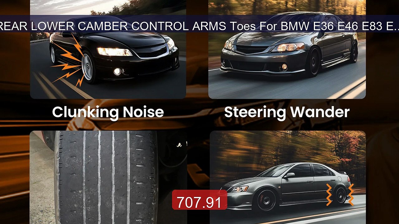 REAR LOWER CAMBER CONTROL ARMS Toes For BMW E36 E46 E83 E85 E86 E89... -- Top Rated 2026 | Buy Now!