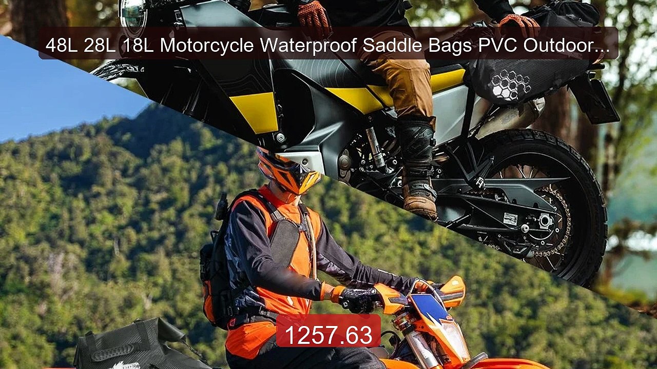 48L 28L 18L Motorcycle Waterproof Saddle Bags PVC Outdoor Dry Trave... -- Top Rated 2026 | Buy Now!