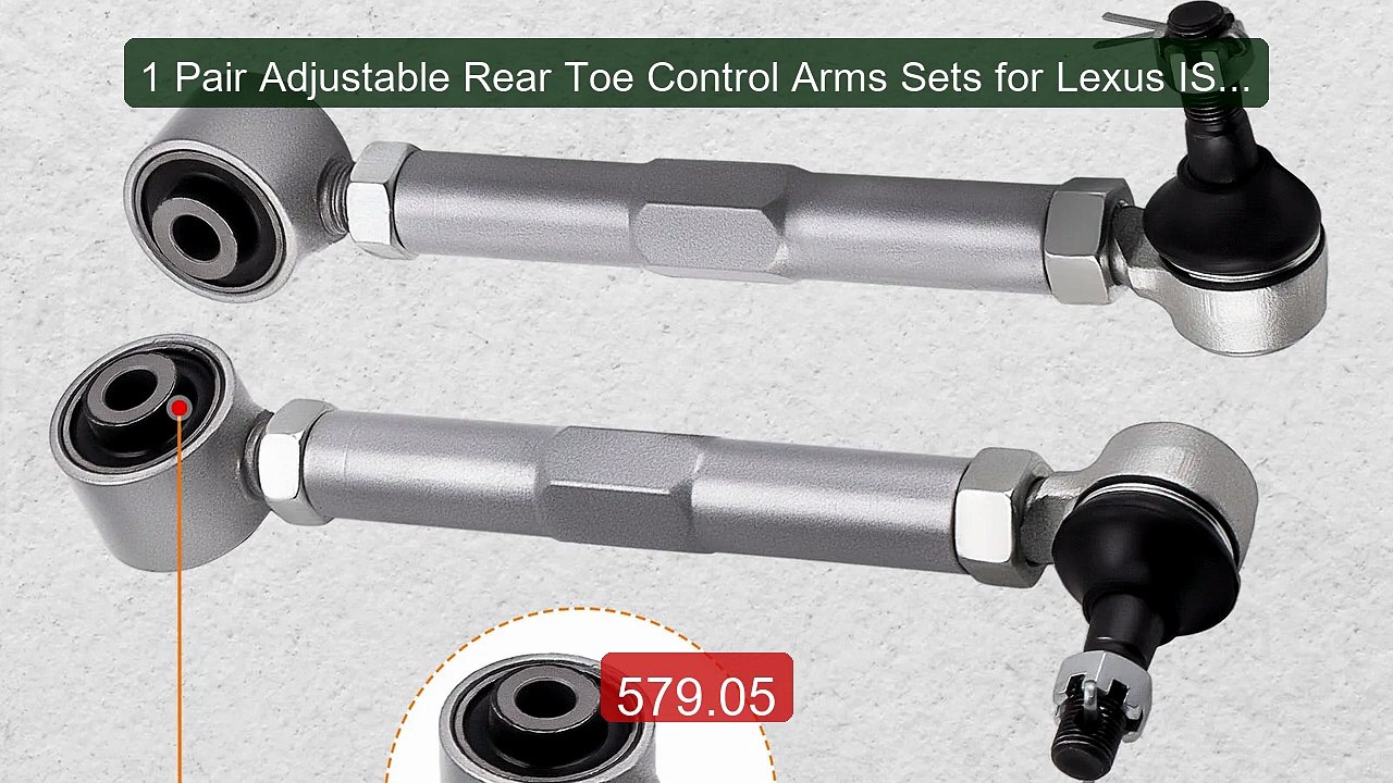 1 Pair Adjustable Rear Toe Control Arms Sets for Lexus IS200 ... -- Amazing Value 2026 | Must Have!
