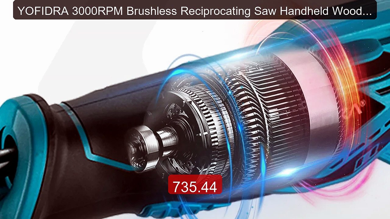 YOFIDRA 3000RPM Brushless Reciprocating Saw Handheld Wood Meta... -- Hot Deal 2026 | Limited Offer!