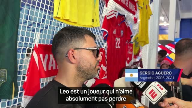 Argentine - Agüero : “Messi ne se bat pas contre Mbappé pour être le meilleur buteur”