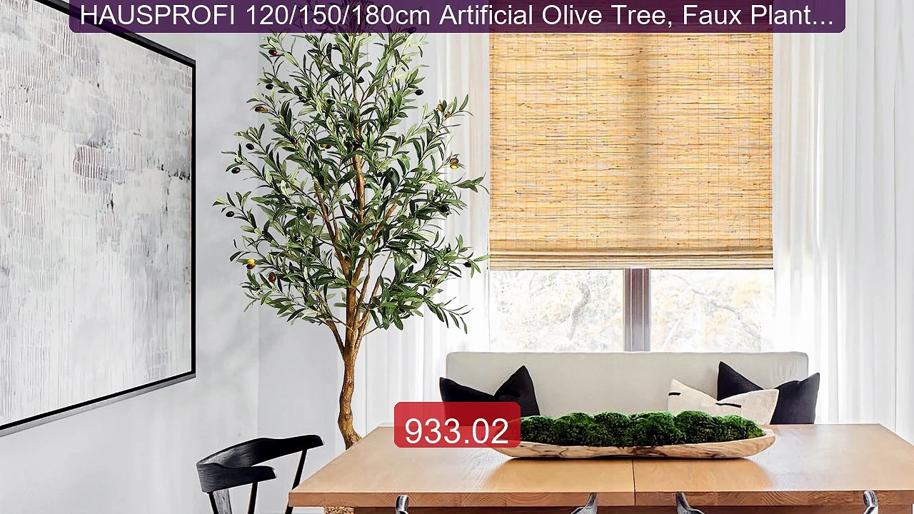 HAUSPROFI 120/150/180cm Artificial Olive Tree, Faux Plant with... -- Best Buy 2026 | Great Quality!