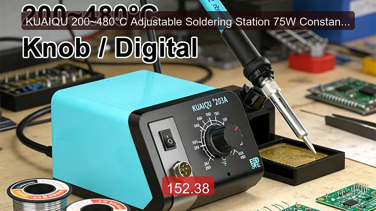 KUAIQU 200~480°C Adjustable Soldering Station 75W Constant Tem... -- Best Buy 2026 | Great Quality!