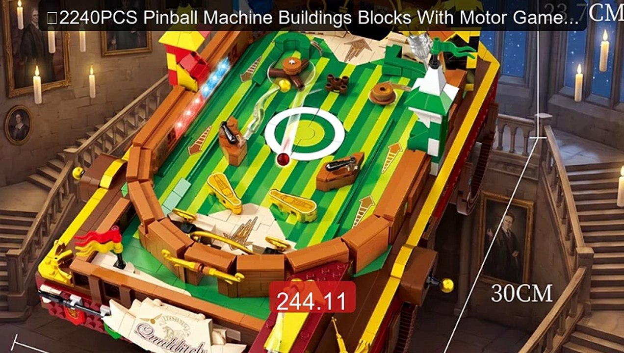 2240PCS Pinball Machine Buildings Blocks With Motor Game T... -- Top Pick 2026 | Unbeatable Price!
