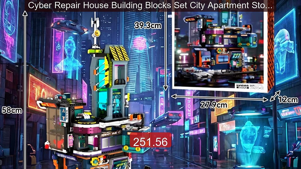 Cyber Repair House Building Blocks Set City Apartment Store Ar... -- Hot Deal 2026 | Limited Offer!