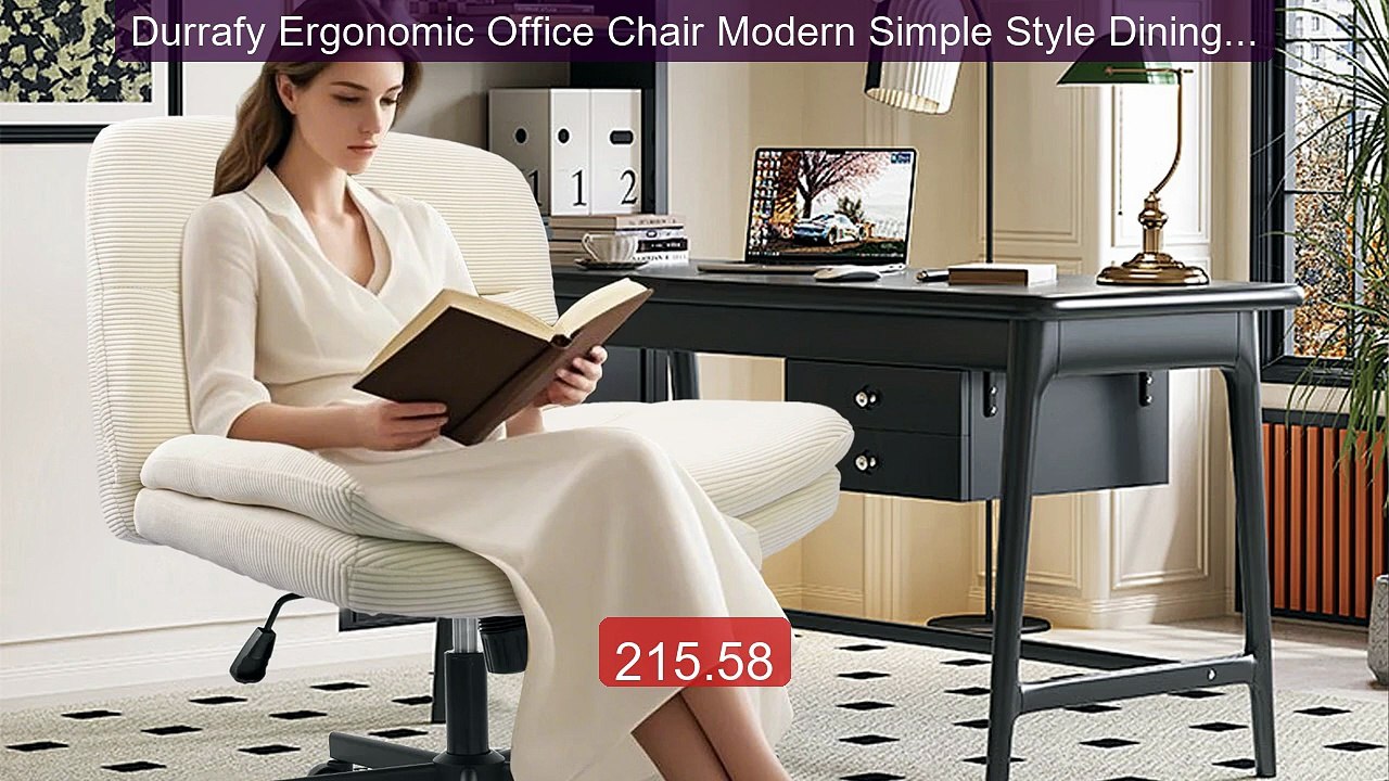 Durrafy Ergonomic Office Chair Modern Simple Style Dining Room Chai... -- Top Rated 2026 | Buy Now!