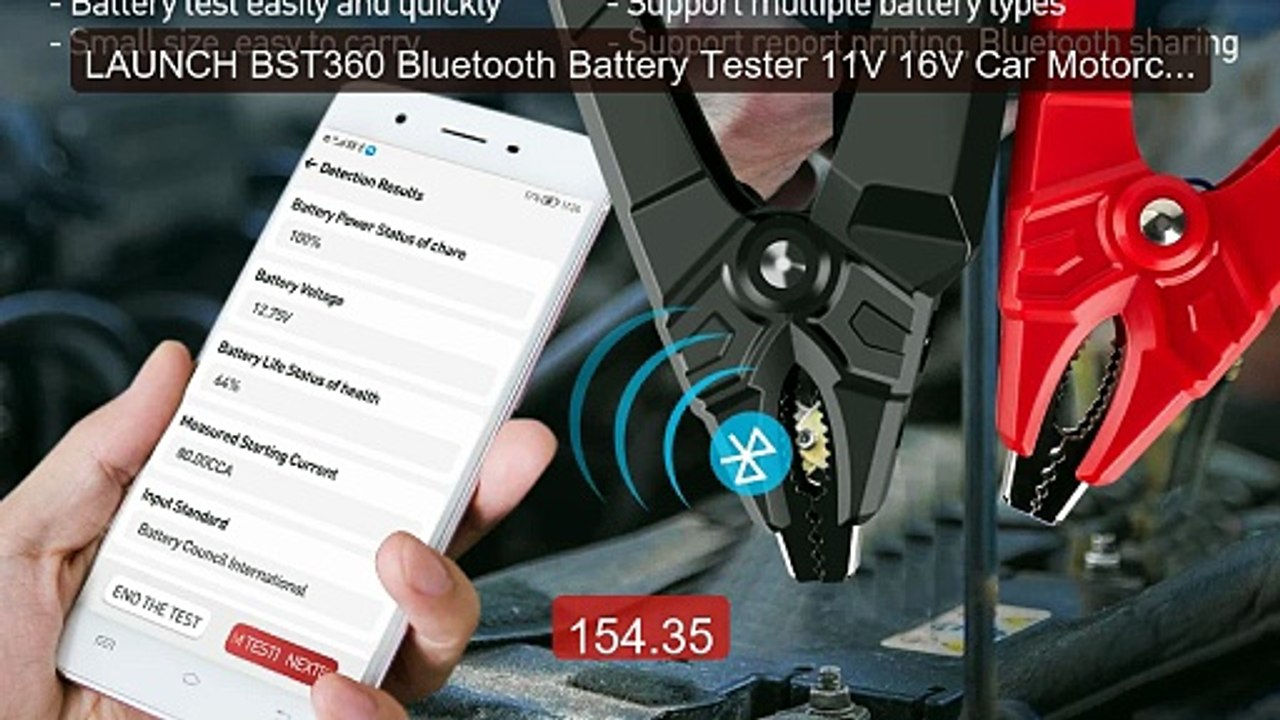 LAUNCH BST360 Bluetooth Battery Tester 11V 16V Car Motorcycle Batt... -- Best Deal 2026 | Shop Now!