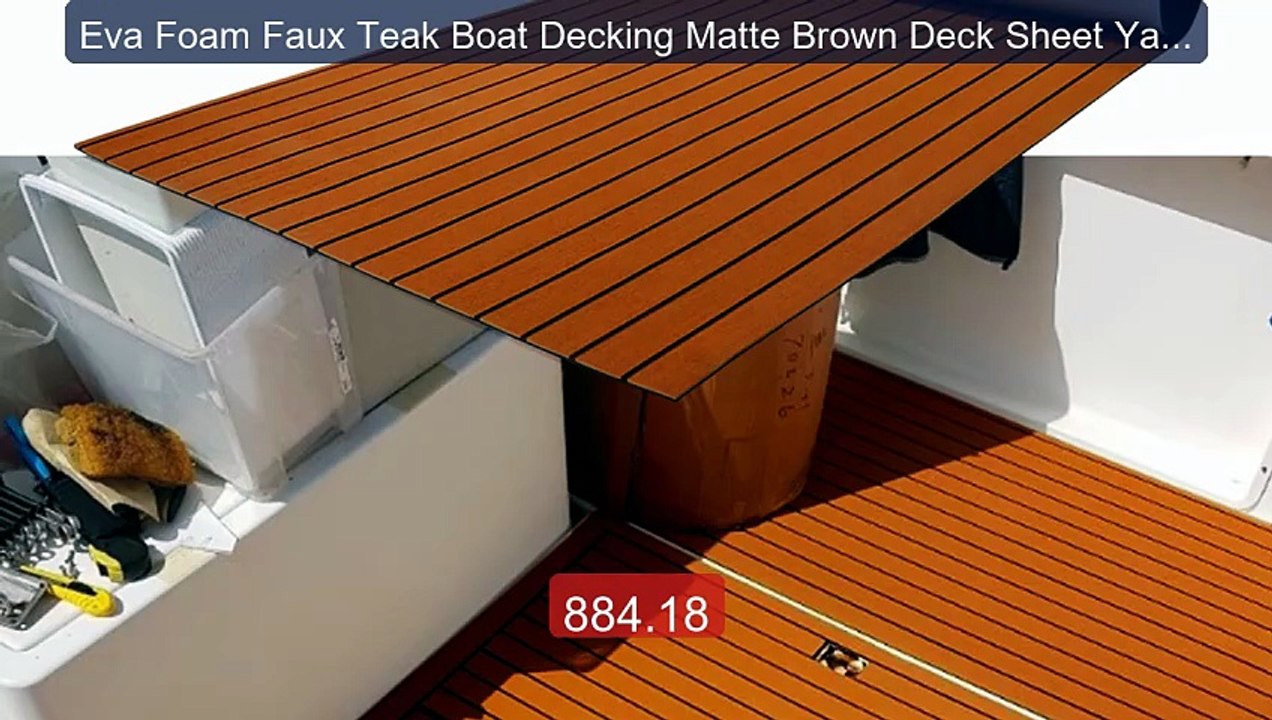 Eva Foam Faux Teak Boat Decking Matte Brown Deck Sheet Yacht A... -- Best Buy 2026 | Great Quality!